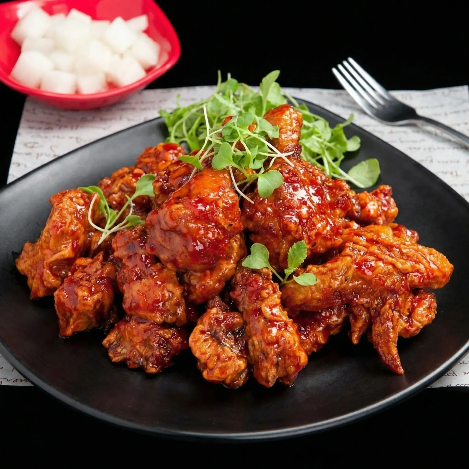 Mala Buldak Chicken at Chicken Avenue in Calgary, AB